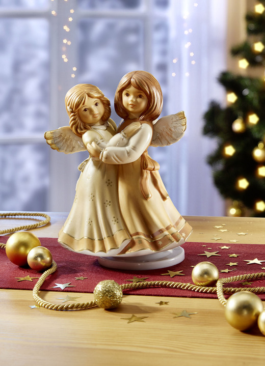 Goebel-Figuren - Spieluhr mit Drehteller, in Farbe BORDEAUX Ansicht 2