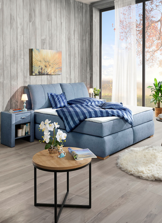 Boxspringbett mit Topper