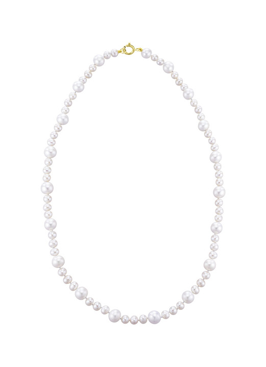 Halsketten - Süßwasser-Zuchtperlenkette Ansicht 2 Halsketten - Süßwasser-Zuchtperlenkette, in Farbe  Ansicht 2