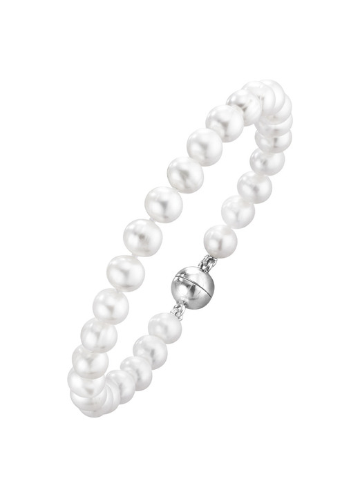 Armbänder - Armband mit Süßwasser-Zuchtperlen Ansicht 4 Armbänder - Armband mit Süßwasser-Zuchtperlen, in Farbe  Ansicht 4