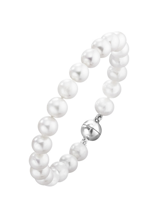 Armbänder - Armband mit Süßwasser-Zuchtperlen Ansicht 2 Armbänder - Armband mit Süßwasser-Zuchtperlen, in Farbe  Ansicht 2