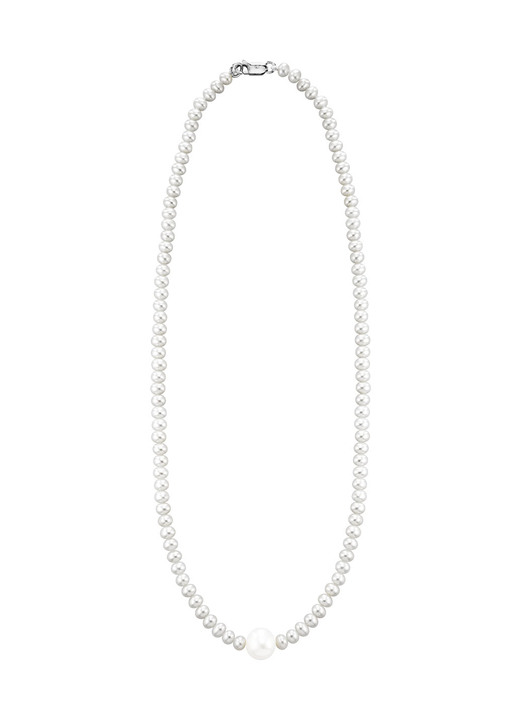Halsketten - Schicke Halskette mit Süßwasser-Zuchtperlen, in Farbe  Ansicht 2