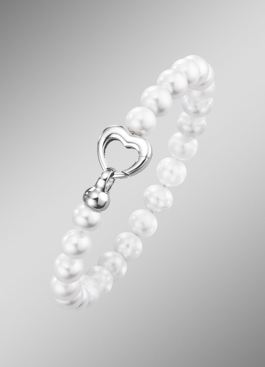 Armbänder - Armband mit Süßwasser-Zuchtperlen, in Farbe  Ansicht 1
