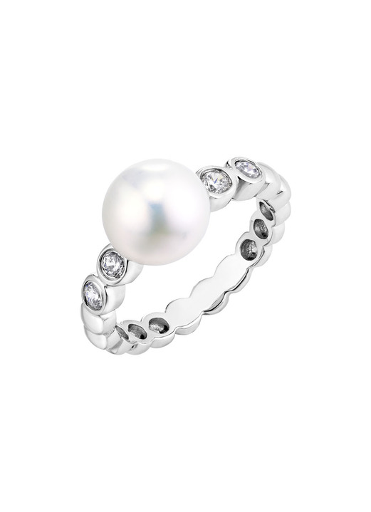 Ringe - Damenring mit Süßwasser-Zuchtperle, in Größe 160 bis 220, in Farbe  Ansicht 2