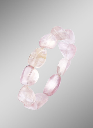 Echt Rosenquarz Armband