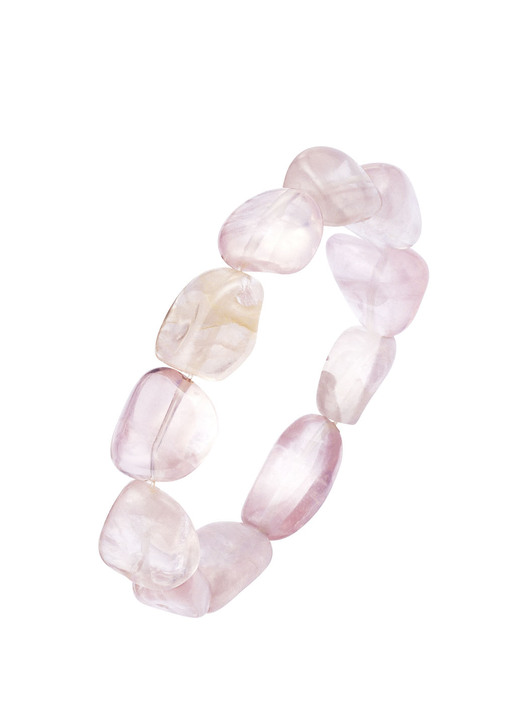 Armbänder - Echt Rosenquarz Armband , in Farbe  Ansicht 2