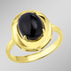 - Damenring mit Onyx, in Größe 160 bis 220, in Farbe  – Ansicht 1