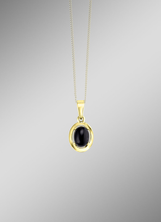 Anhänger - Anhänger mit Onyx, in Farbe  Ansicht 1