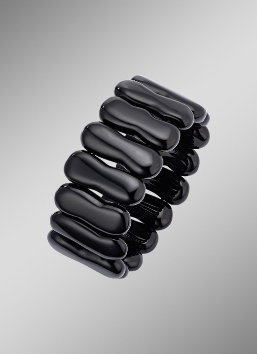 Armbänder - Elastisches Armband mit Onyx, in Farbe  Ansicht 1