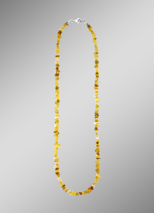 Halsketten - Halskette mit Feueropal, in Farbe  Ansicht 1