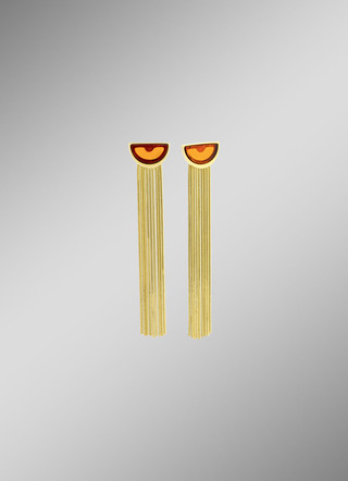 Ohrstecker mit Bernstein