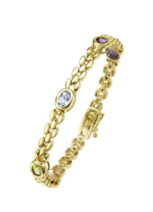 Armbänder - Elegantes Armband mit echten Edelsteinen, in Farbe  Ansicht 2