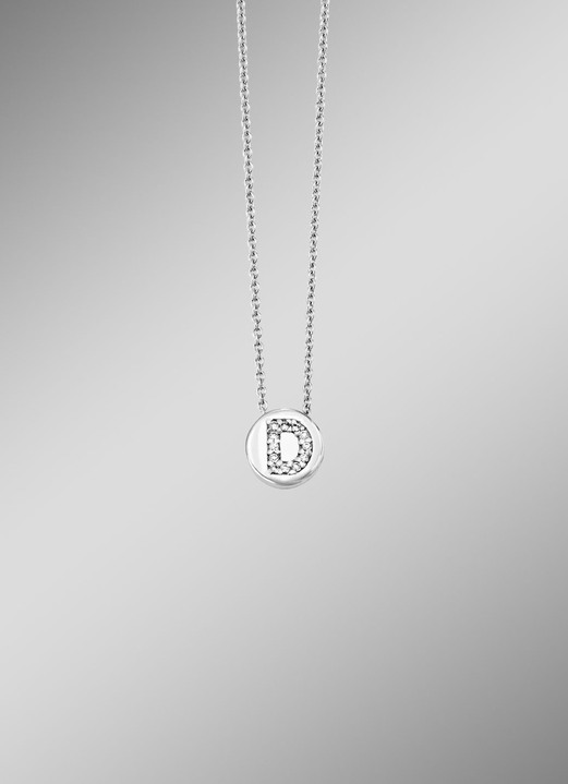 Anhänger - Buchstaben-Anhänger mit Ankerkette, in Größe 001 bis 026, in Farbe , in Ausführung Buchstabe B Ansicht 5