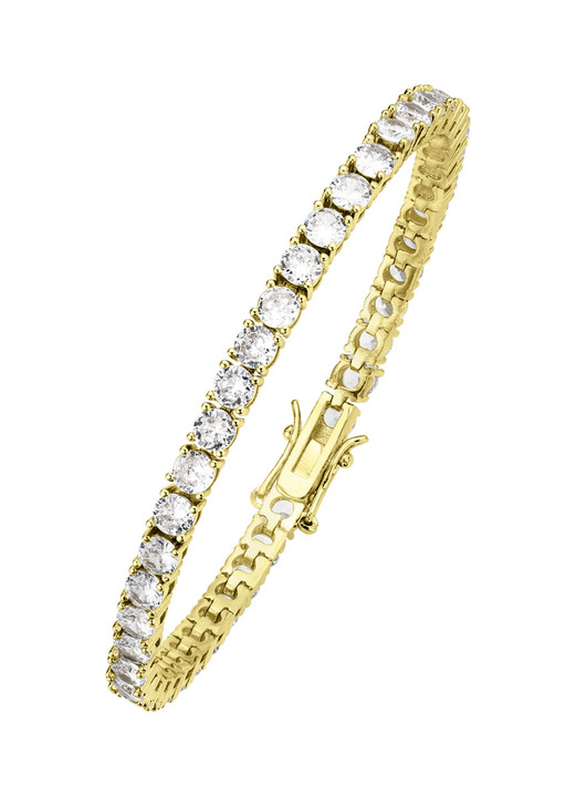 Armbänder - Armband aus glänzendem Messing, in Farbe GOLD, in Ausführung Messing, vergoldet Ansicht 2