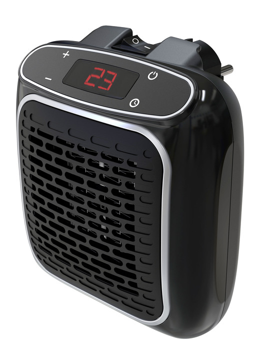 Raumklima - Mini-Heizung mit Thermo-Keramik-Heiztechnologie, in Farbe SCHWARZ Ansicht 2