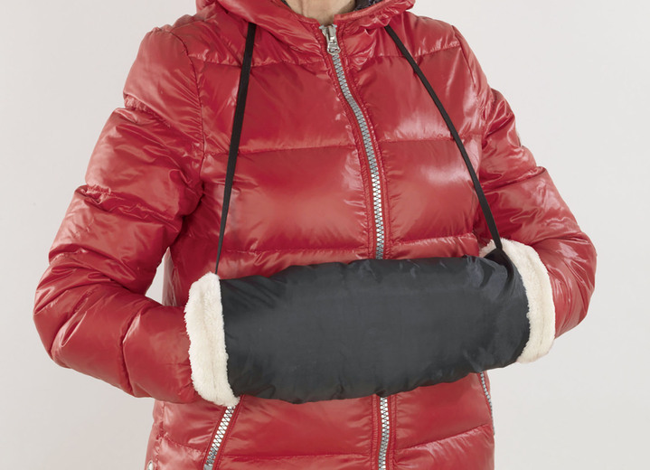 Wärme & Entspannung - Handwärmer mit Innenfell Ansicht 2 Wärme & Entspannung - Handwärmer mit Innenfell, in Farbe SCHWARZ Ansicht 2