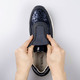 Slipper & Schnürschuhe - Modischer Stretch-Sneaker im Leo-Look – Farbe BLAU – Ansicht 2 Slipper & Schnürschuhe - Modischer Stretch-Sneaker im Leo-Look, in Größe 036 bis 042, in Farbe BLAU – Farbe BLAU – Ansicht 2