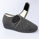 Damenmode - Kuschelige Hausschuhe mit flauschigem Innenfutter, in Größe 036 bis 042, in Farbe GRAU – Farbe GRAU – Ansicht 2