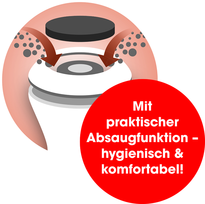 Maniküre & Pediküre - VITALmaxx Hornhautentferner mit Saugfunktion Ansicht 4 Maniküre & Pediküre - VITALmaxx Hornhautentferner mit Saugfunktion, in Farbe WEISS-ROSÉGOLD Ansicht 4