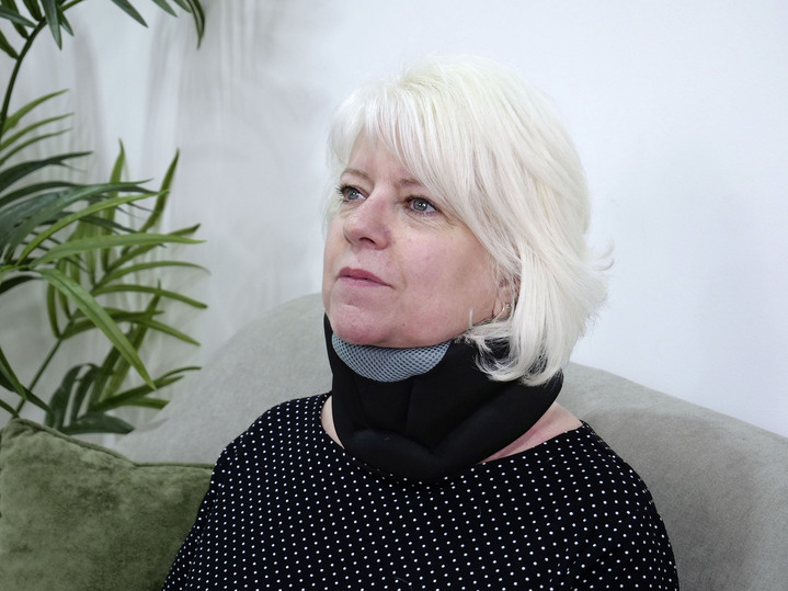 Bandagen - Nackenstütze, in Farbe ANTHRAZIT Ansicht 2