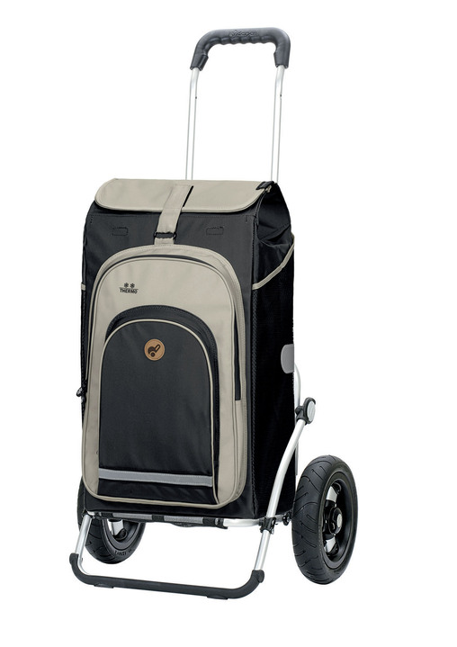 Einkaufstrolleys - Leichter und leiser Einkaufsroller Royal Shopper, in Farbe SCHWARZ Ansicht 1