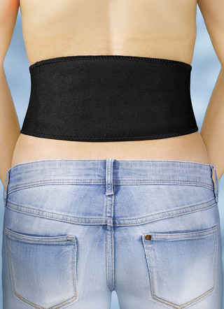 Gesunder Rücken - Magnet-Lendenwirbel-Stütze, in Farbe SCHWARZ – Farbe SCHWARZ – Ansicht 