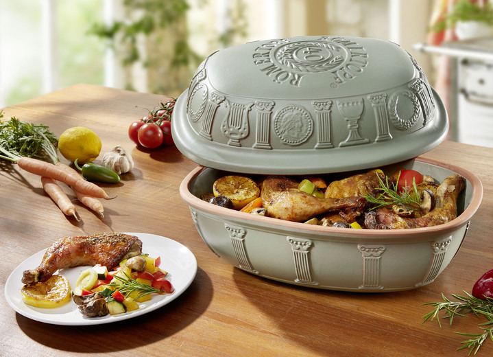 Bräter & Auflaufformen - Römertopf für die gesundheitsbewusste Küche Ansicht 3 Bräter & Auflaufformen - Römertopf für die gesundheitsbewusste Küche, in Farbe TERRACOTTA Ansicht 3