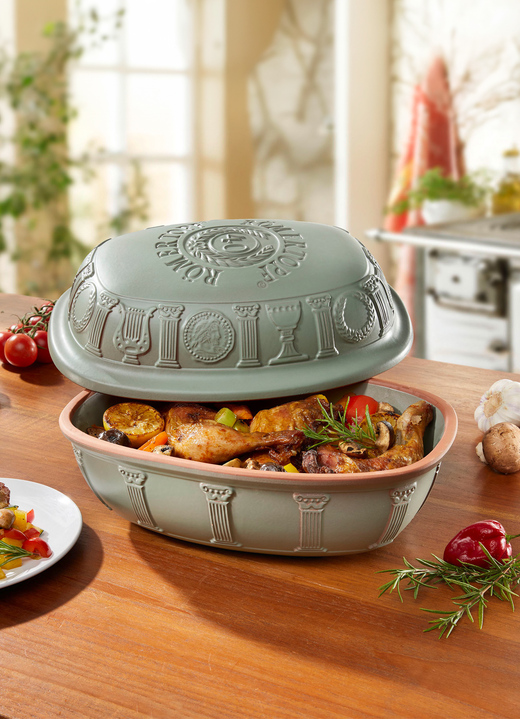 Bräter & Auflaufformen - Römertopf für die gesundheitsbewusste Küche Ansicht 2 Bräter & Auflaufformen - Römertopf für die gesundheitsbewusste Küche, in Farbe TERRACOTTA Ansicht 2