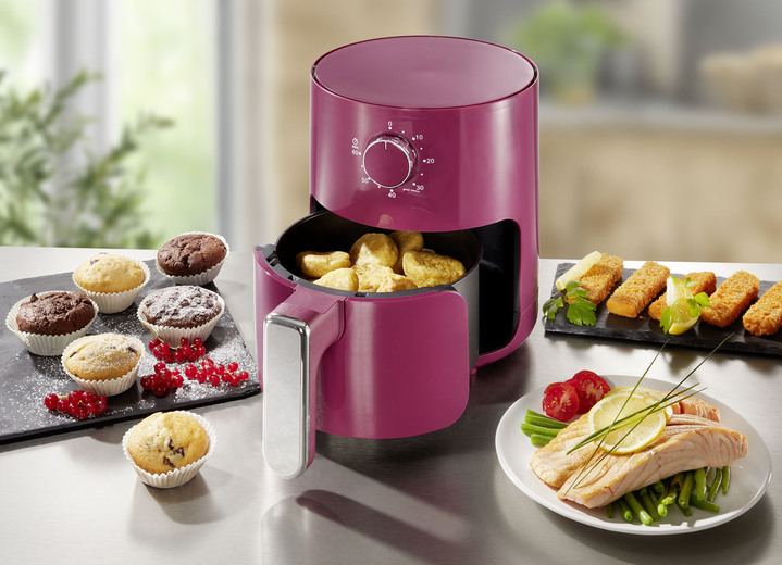 Heißluftfritteusen - Heißluftofen, Grill und Fritteuse in einem – außen kross, innen zart, in Farbe BEERE Ansicht 1