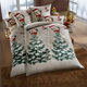 Weihnachten - Soft-Biber Bettwäsche-Garnitur, in Größe 111 (40x80 cm + 135x200 cm) bis 115 (80x80 cm + 155x220 cm), in Farbe MULTICOLOR