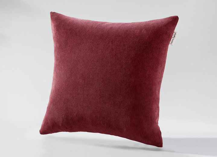 Dekokissen & Hüllen - Stuhlkissen und Kissenbezug in Feincord, in Größe 905 (Kissenbezug, 40x40 cm) bis 915 (Stuhlkissen, 38x38x 4 cm), in Farbe GRAU Ansicht 9