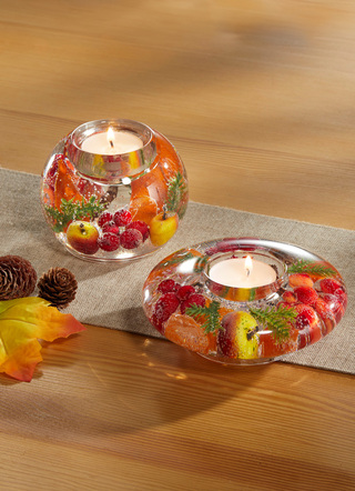 Wohnaccessoires - Teelichthalter aus Glas – Farbe BUNT Wohnaccessoires - Teelichthalter aus Glas, in Farbe BUNT, in Ausführung Teelichthalter