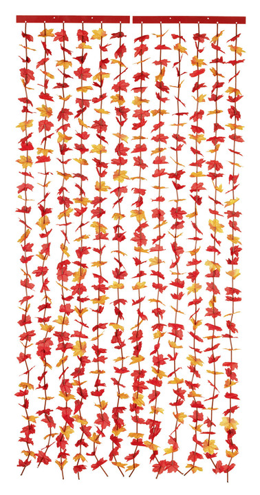 Modern - Dekorativer Blättervorhang für Balkon oder Terrasse, in Farbe ORANGE Ansicht 2