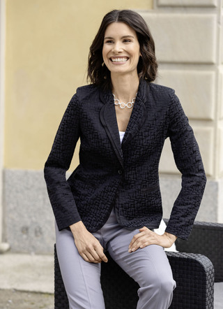 Blusenblazer mit Baumwolle
