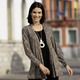 Langarm - Longshirt in Jacken-Optik – Farbe BEIGE-SCHWARZ-BRAUN – Ansicht 2 Langarm - Longshirt in Jacken-Optik, in Größe 036 bis 054, in Farbe BEIGE-SCHWARZ-BRAUN – Farbe BEIGE-SCHWARZ-BRAUN – Ansicht 2