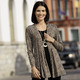 Langarm - Longshirt in Jacken-Optik – Farbe BEIGE-SCHWARZ-BRAUN – Ansicht 1 Langarm - Longshirt in Jacken-Optik, in Größe 036 bis 054, in Farbe BEIGE-SCHWARZ-BRAUN – Farbe BEIGE-SCHWARZ-BRAUN – Ansicht 1