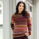 Langarm - Pullover mit Schurwolle – Farbe ORANGE-BEERE-MULTICOLOR – Ansicht 1 Langarm - Pullover mit Schurwolle, in Größe L(44/46) bis XS(32/34), in Farbe ORANGE-BEERE-MULTICOLOR – Farbe ORANGE-BEERE-MULTICOLOR – Ansicht 1