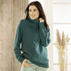 Basics - Pullover in Reiskornstrick, in Größe L(44/46) bis XXL(52/54), in Farbe PETROL – Farbe PETROL – Ansicht 2