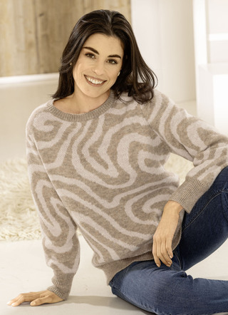 Pullover in Jacquard-Dessin