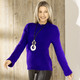 Basics - Pullover in flauschig weichem Griff, in Größe L(44/46) bis XS(32/34), in Farbe ULTRAVIOLETT – Farbe ULTRAVIOLETT – Ansicht 2