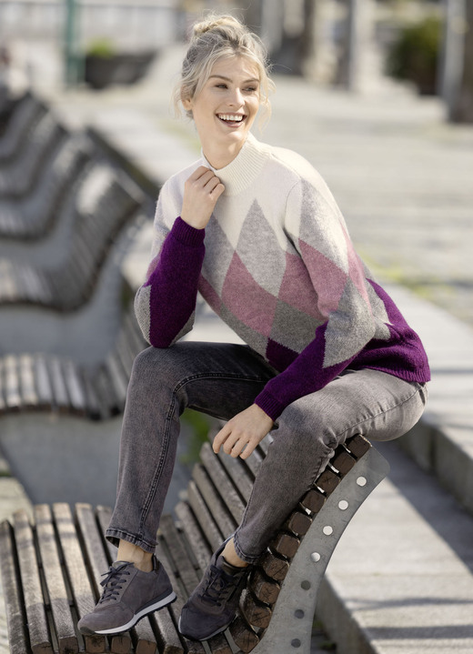 Jeans - Knöchellange, figurformende Jeans Ansicht 5 Jeans - Knöchellange, figurformende Jeans, in Größe 017 bis 050, in Farbe GRAFIT Ansicht 5