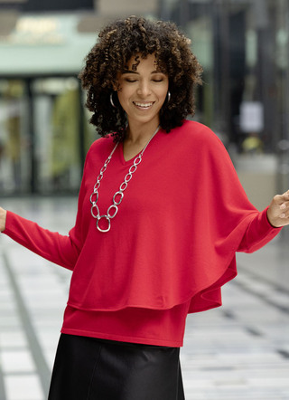 Pullover in 2-Lagen-Look
