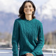 Basics - Pullover in Strukturmix, in Größe 036 bis 052, in Farbe FLIEDER