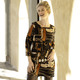 Klaus Modelle - Strick-Tunika in Feinstrick – Farbe SCHWARZ-CAMEL-MULTICOLOR – Ansicht 2 Klaus Modelle - Strick-Tunika in Feinstrick, in Größe L(44/46) bis XXL(52/54), in Farbe SCHWARZ-CAMEL-MULTICOLOR – Farbe SCHWARZ-CAMEL-MULTICOLOR – Ansicht 2