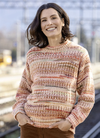 Pullover in Grobstrick