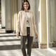 Basics - Strickjacke mit dekorativer Struktur – Farbe BEIGE MELIERT – Ansicht 3 Basics - Strickjacke mit dekorativer Struktur, in Größe L(44/46) bis XXL(52/54), in Farbe BEIGE MELIERT – Farbe BEIGE MELIERT – Ansicht 3