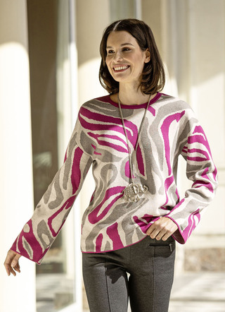 Pullover in Jacquard-Dessin