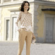Hosen - Knöchellange Hose in Schlupfform – Farbe CAMEL – Ansicht 4 Hosen - Knöchellange Hose in Schlupfform, in Größe 018 bis 052, in Farbe ROSENHOLZ – Farbe CAMEL – Ansicht 4