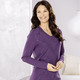 Pullover & Strickmode - Pullover in angenehm weicher Qualität, in Größe L(44/46) bis XXL(52/54), in Farbe LILA – Farbe LILA – Ansicht 2