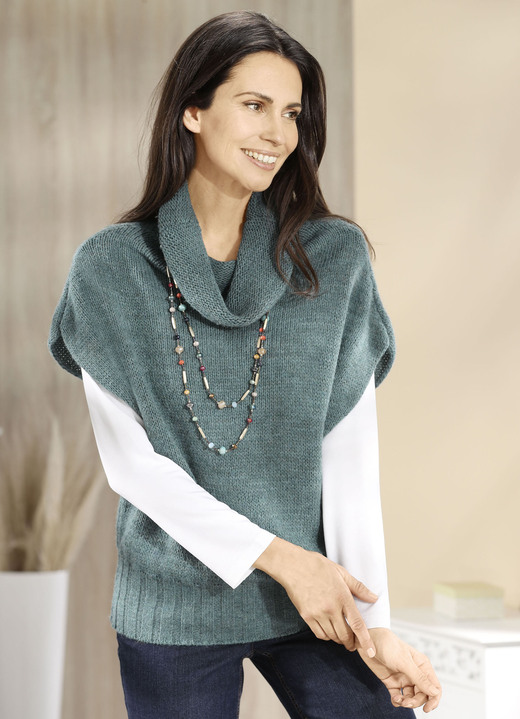 Basics - Pullunder mit Alpaka , in Größe 036 bis 050, in Farbe MARINE Ansicht 3